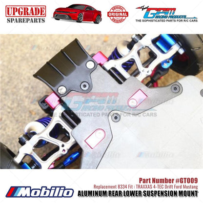 GPM Part #GT009 Aluminum Rear Lower Suspension Mount #8334 Traxxas 4-TEC Drift Ford Mustang