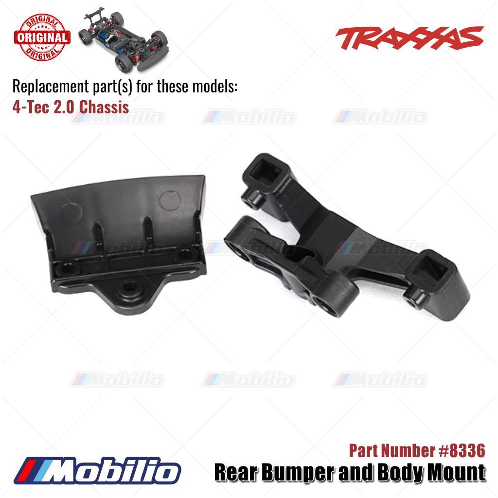 Traxxas Part #8336 Rear Bumper and Body Mount RC 4-Tec 2.0 Chassis