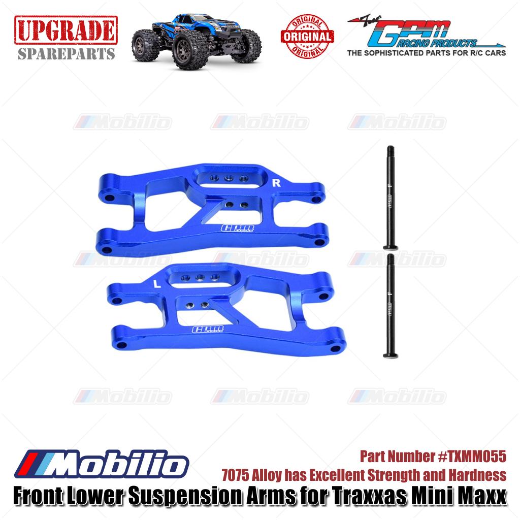 GPM Part #TXMM055 7075 Alloy Front Lower Suspension Arms for RC Traxxas Mini Maxx