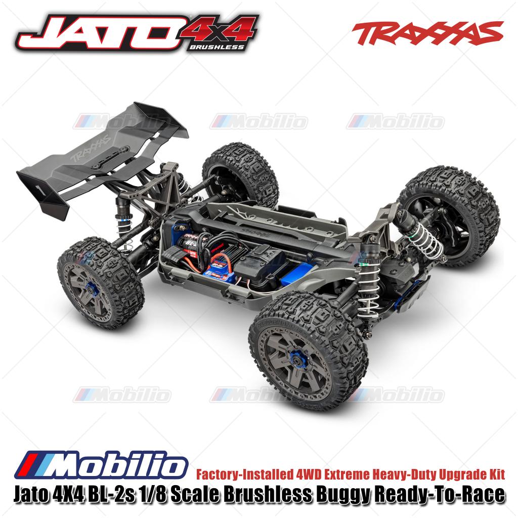 Traxxas 90154-4 Jato 4X4 BL-2s 1/8 Scale Brushless Buggy RTR Kit 4WD Upgrade Extreme Heavy-Duty Control Gear Remote