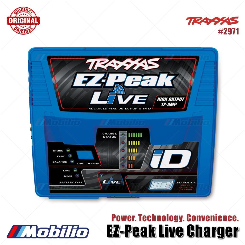 Traxxas Part #2971 EZ-Peak Live 12-amp NiMH LiPo Fast Charger with iD Auto Battery Identification and Bluetooth
