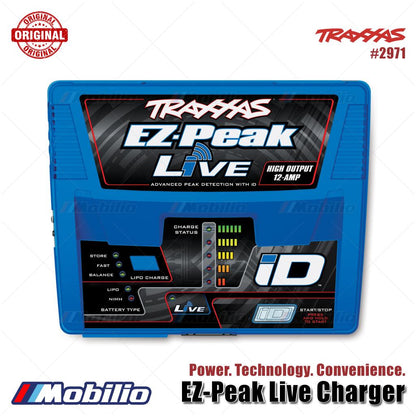 Traxxas Part #2971 EZ-Peak Live 12-amp NiMH LiPo Fast Charger with iD Auto Battery Identification and Bluetooth