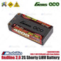 Baterai LiHV Gens Ace Redline 2.0 2S Shorty 140C (7.6V/4200mAh) dengan Bullet 5mm - GEA42002S14D5