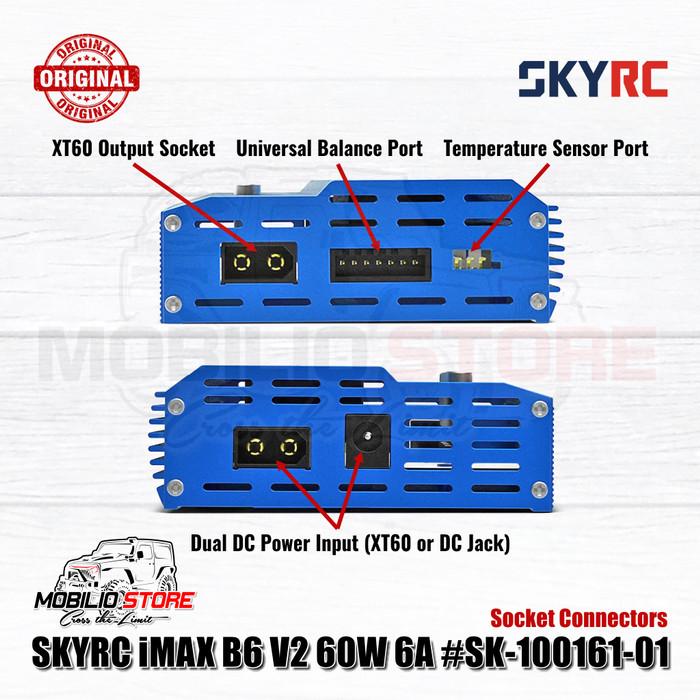 SKYRC iMAX B6 V2 60W 6A Pengisi Daya Penyeimbang Profesional LiPo Original