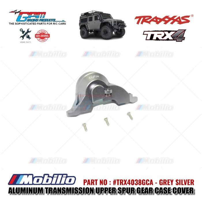 GPM Part #TRX4038GCA Aluminum Transmission Upper Spur Gear Case Cover Traxxas TRX-4 Trail Crawler