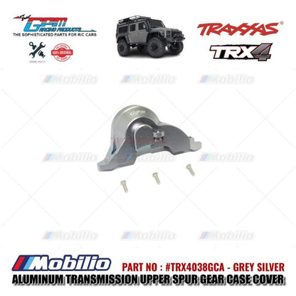 GPM Part #TRX4038GCA Aluminum Transmission Upper Spur Gear Case Cover Traxxas TRX-4 Trail Crawler