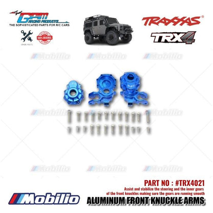 GPM Part TRX4021 Aluminum Front Knuckle Arms Traxxas TRX-4 TRX-6 Trail Crawler