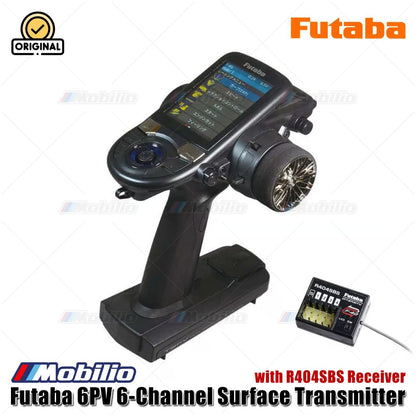 Futaba 6PV 6-Channel Surface Transmitter with R404SBS / R404SBS-E Receiver