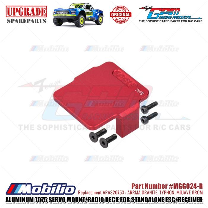 GPM Part #MGG024 Servo Mount/Radio Deck for Standalone ESC/Receiver #ARA320753 Arrma Granite Typhon Mojave Grom Mega