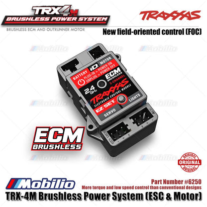 Traxxas Part #6250 TRX-4M Brushless Power System ECM ESC FOC & Outrunner Motor 3350 KV