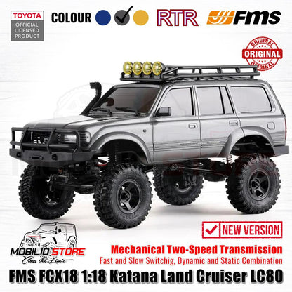 FMS 1:18 FCX18 LC80 Toyota Land Cruiser 80 V2 Super Realistic 4WD RTR