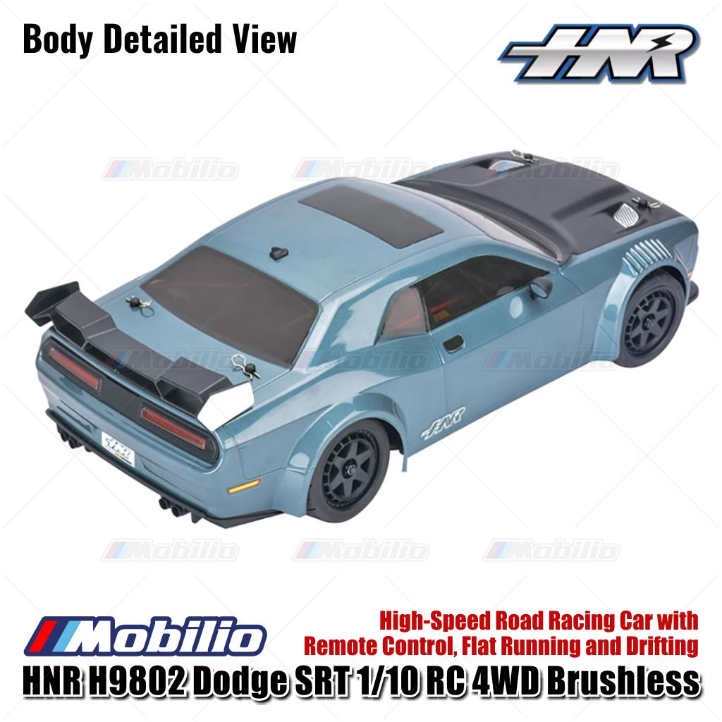 HNR H9802 Panther Dodge SRT 1/10 RC 4WD Brushless High-Speed Road Racing Car with Remote Control Flat Running and Drifting