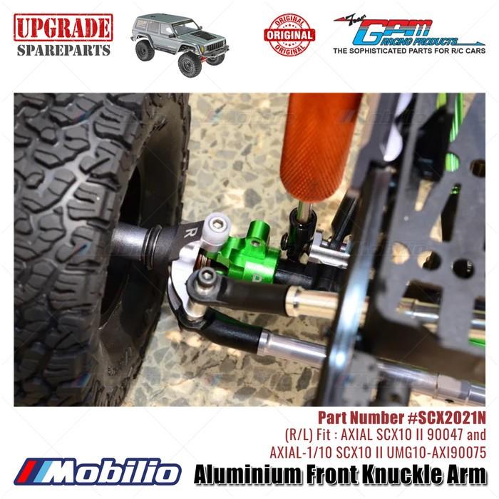 GPM Part #SCX2021N Aluminium Front Knuckle Arm RC Upgrade Axial SCX10 II Crawler Adventure  Remote Control