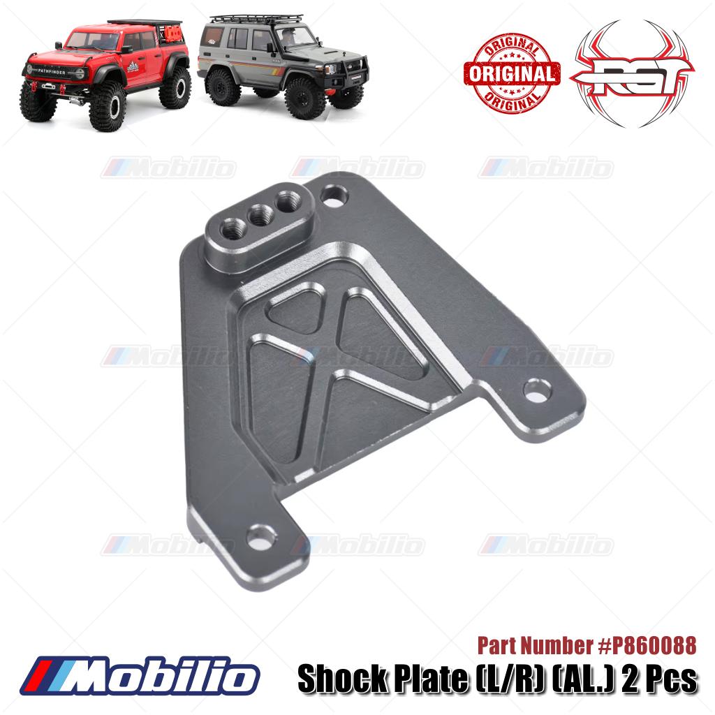RGT Part #P860088 Metal Alloy Shock Plate (L/R) 2 Pcs Upgrade RC EX86150 Pathfinder EX86190 Rescuer Crawler