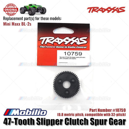 Traxxas Part #10759 47-Tooth Slipper Clutch Spur Gear 32-Pitch RC Mini Maxx BL-2S