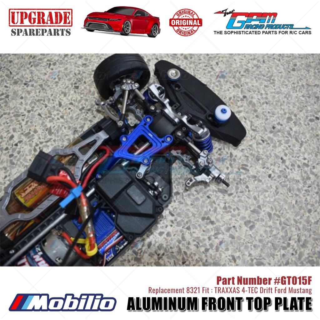 GPM Part #GT015F Aluminum Front Top Plate #8321 Traxxas 4-TEC Drift Ford Mustang