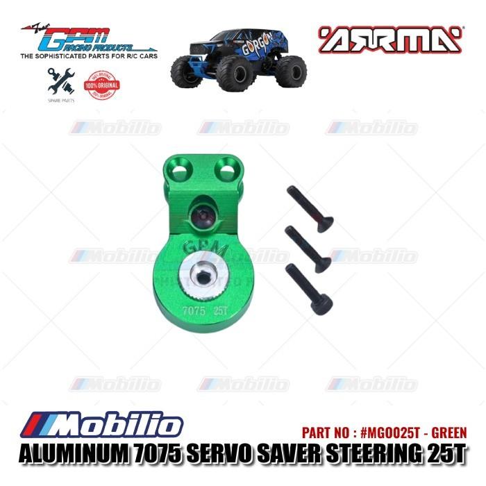 GPM Part #MGO025T Aluminum 7075 Servo Saver Steering 25T with Built-in Spring Arrma Gorgon Mega Monster Truck  Remote Control