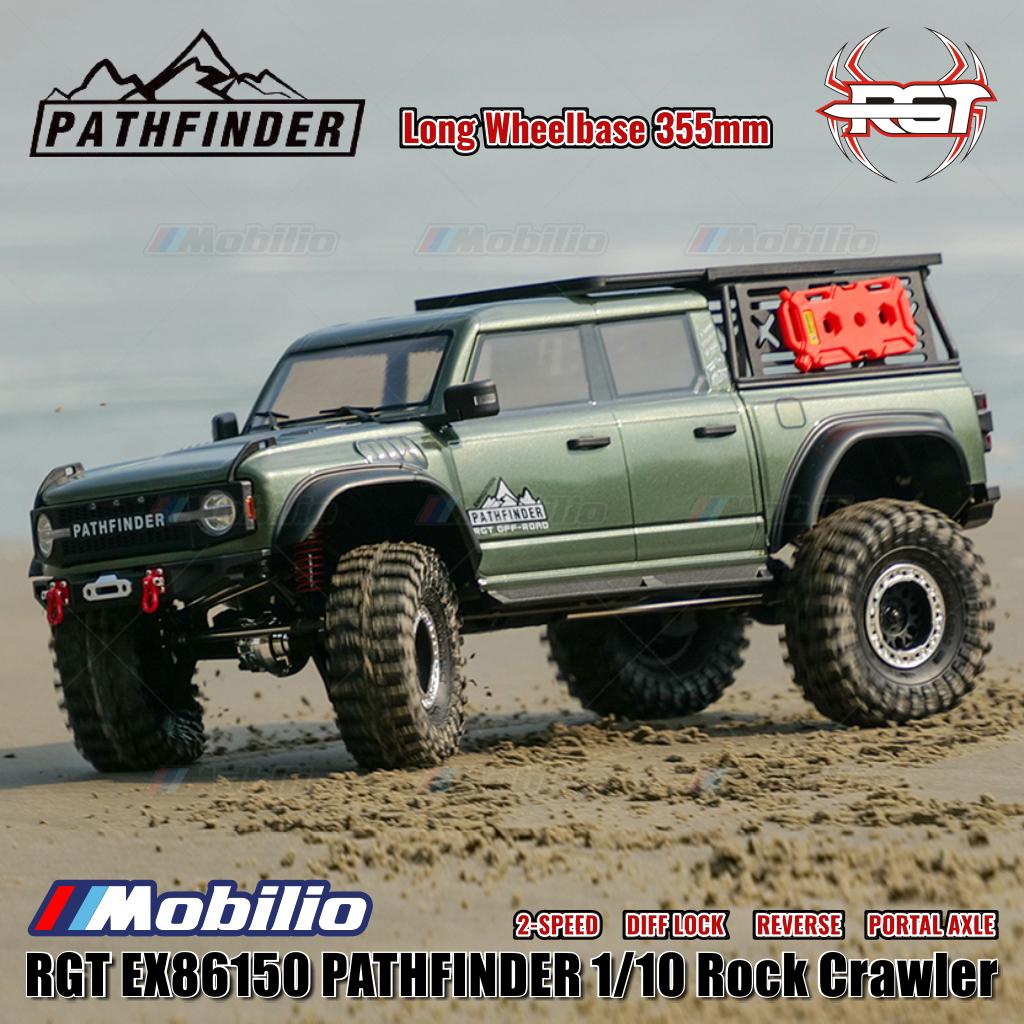 RGT EX86150 PATHFINDER 1/10 Jarak Sumbu Roda Panjang 355mm RC Adventure Crawler RTR