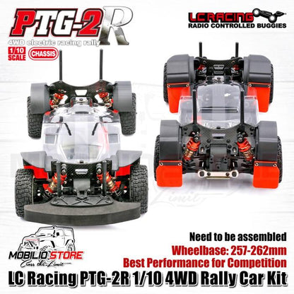 LC Racing PTG-2R 1/10 4WD Rally RC Car Pro Kit Unassembled