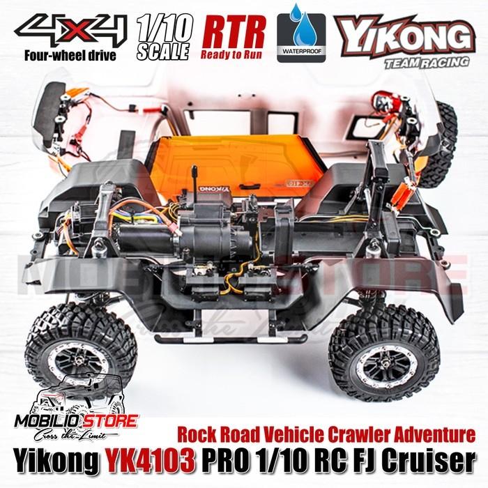 Yikong YK4103 Pro 1/10 RC Rock Road Vehicle Crawler Adventure RTR