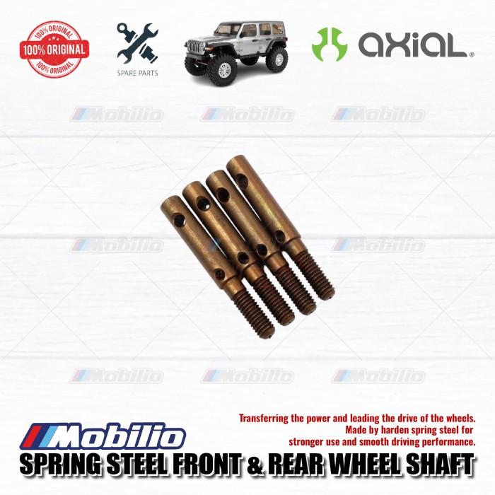 GPM Part #SCX3237S Spring Steel Front + Rear Wheel Shaft for Axial SCX10 III Jeep Wrangler - 4 Pcs
