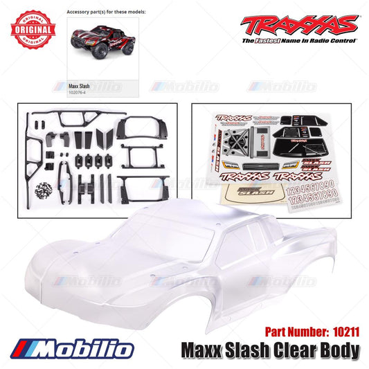 Traxxas Part #10211 Maxx Slash Clear Body