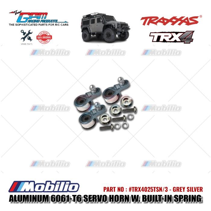GPM Part #TRX4025TSN/3 Aluminum Servo Horn with Built-in Spring for Locking Differential RC Upgrade Traxxas TRX-4 TRX-6
