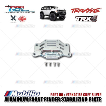 GPM Part #TRX4015F Aluminum Front Fender Stabilizing Plate Traxxas TRX-4 Ford Bronco