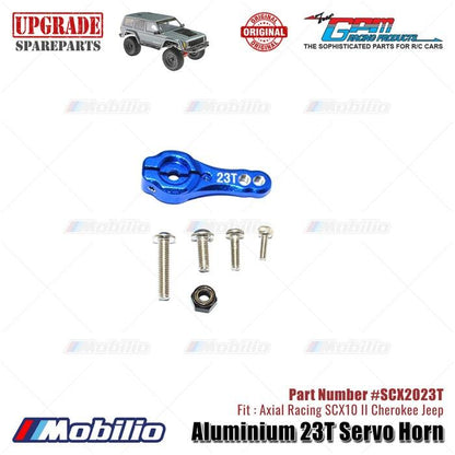 GPM Part #SCX2023T Aluminium 23T Servo Horn RC Upgrade Axial SCX10 II Crawler Adventure  Remote Control Toy