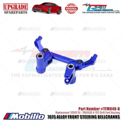 GPM Part #TFM048 7075 Alloy Front Steering Bellcranks #10543 Traxxas 4-TEC Drift Ford Mustang