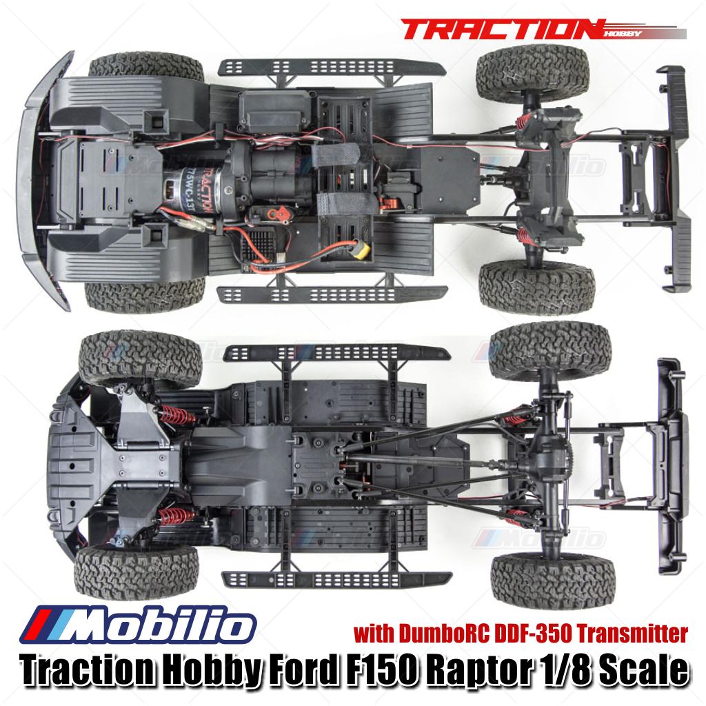Traction Hobby Ford F150 Raptor Skala 1/8 RTR RC Crawler Adventure Car Versi Baru 2025