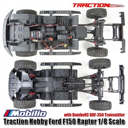 Traction Hobby Ford F150 Raptor Skala 1/8 RTR RC Crawler Adventure Car Versi Baru 2025