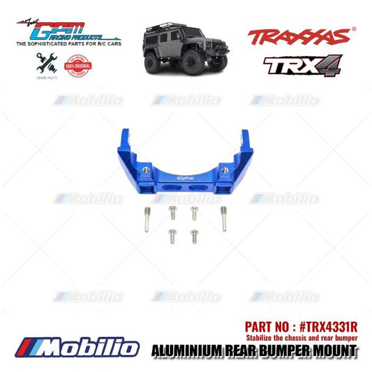 GPM Part #TRX4331R Aluminium Rear Bumper Mount RC Upgrade Traxxas TRX-4 Crawler Adventure