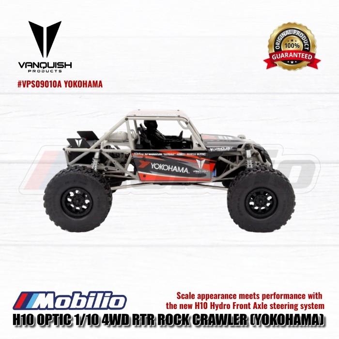 Vanquish Products H10 Optic 1/10 4WD RTR Rock Crawler RC Yokohama dan Sparco