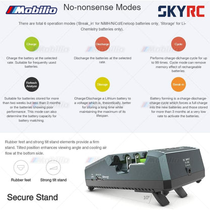 SKYRC #SK-100083 MC3000 Pengisi Daya Baterai Universal Cerdas Nimh NiCd Lithium-Ion