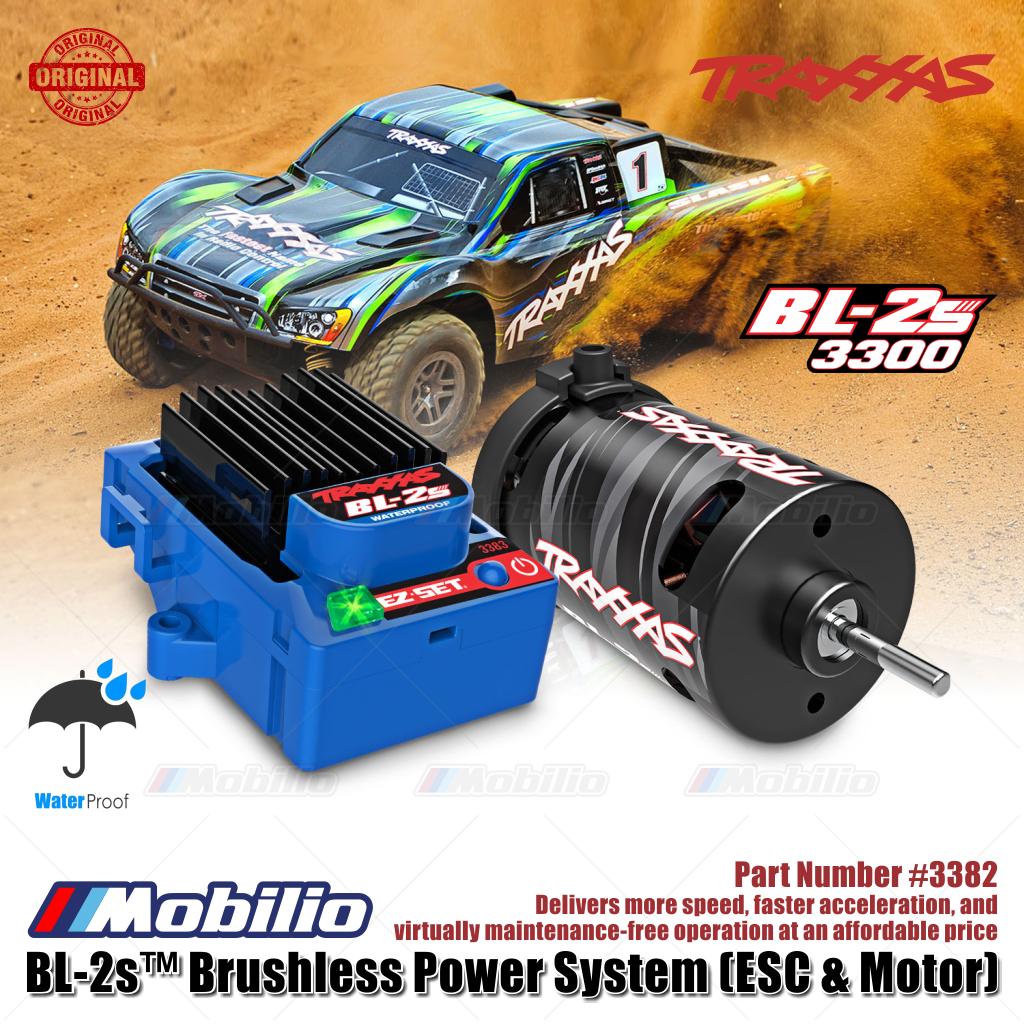 Traxxas Part #3382 BL-2s Brushless Power System Combo ESC & Motor for RC 1/10 Scale Car Monster Truck