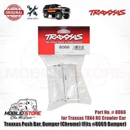 Traxxas Part #8066 Push Bar Bumper Chrome Fits #8069 Bumper TRX4 TRX-4