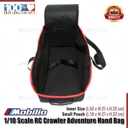 Tas Crawler RC Skala 1/10 Petualangan Tas Tangan Kanvas Kualitas Tinggi Ukuran Dalam 52x27x22cm
