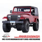 FMS Mashigan RS Jeep Wrangler (YJ) Merah 4WD Skala 1/10 RTR RC Crawler