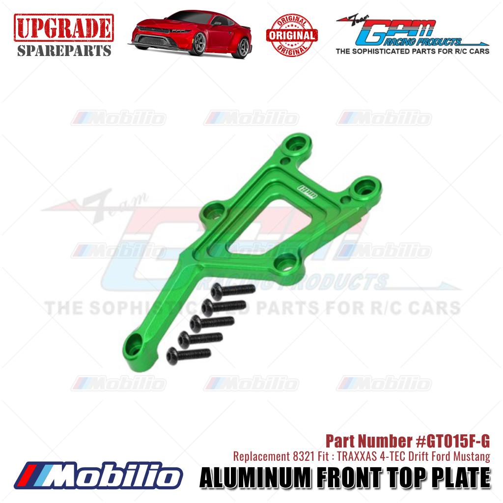 GPM Part #GT015F Aluminum Front Top Plate #8321 Traxxas 4-TEC Drift Ford Mustang