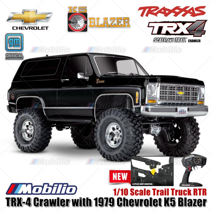 Traxxas TRX-4 1979 Chevrolet K5 Blazer 4X4 1/10 Scale Trail Truck TRX4 RC Crawler Adventure   Remote Control