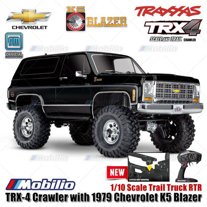 Traxxas TRX-4 1979 Chevrolet K5 Blazer 4X4 1/10 Scale Trail Truck TRX4 RC Crawler Adventure   Remote Control