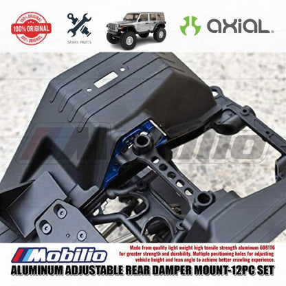 GPM Part #SCX3030 Metal Alloy Adjustable Rear Damper Mount Axial SCX10 III Wrangler AXI-03007