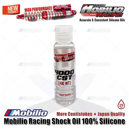 Mobilio Racing Shock Oil RC 100% Silicone More Centistokes CST Japan Quality 25ml 50ml