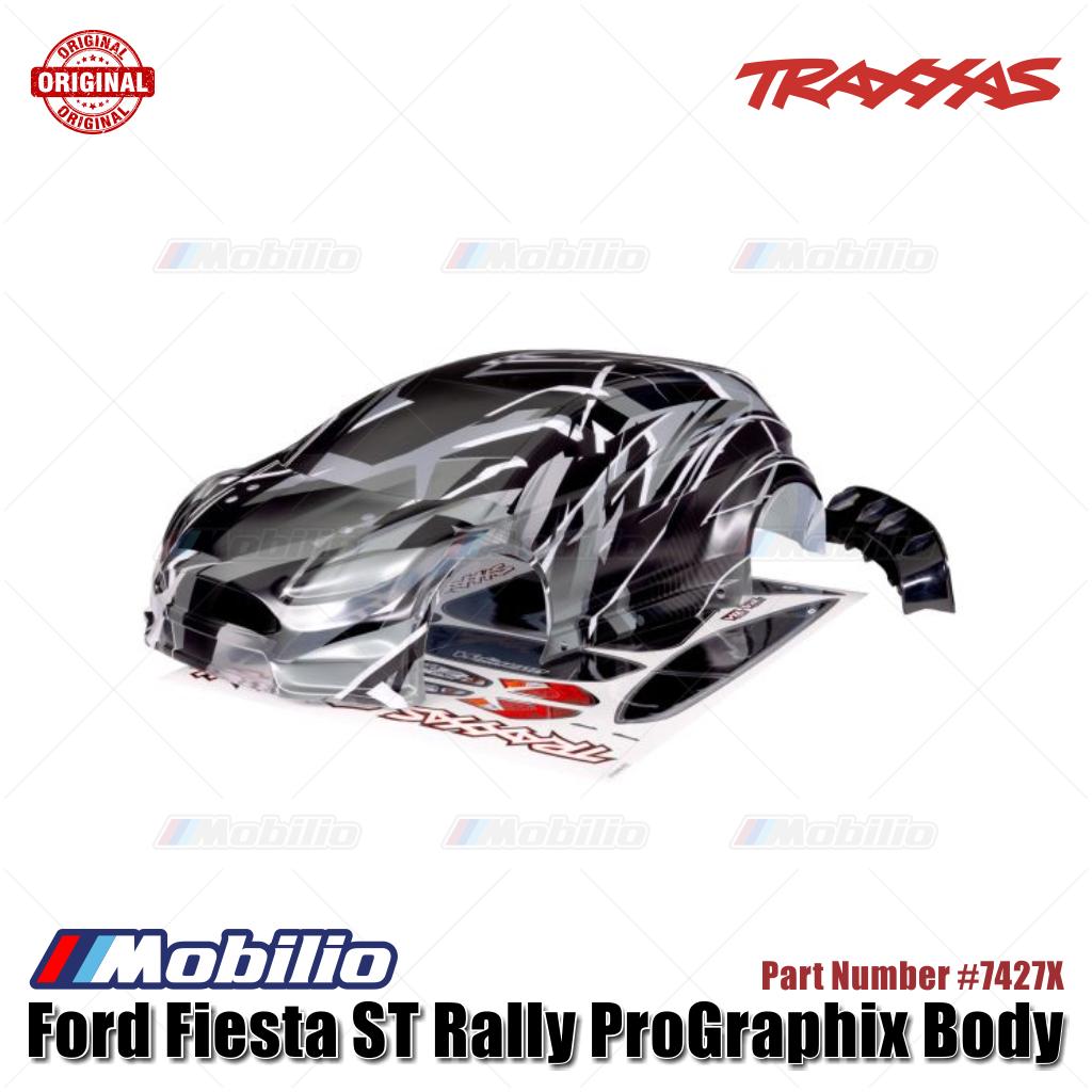 Traxxas Part #7427X Ford Fiesta ST Rally ProGraphix Body