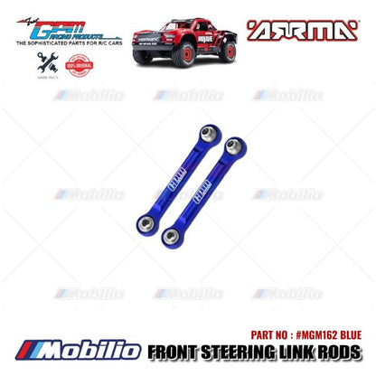 GPM Part #MGM162 Alloy Front Steering Link Rods RC Arrma Mojave Grom Mega Desert Truck