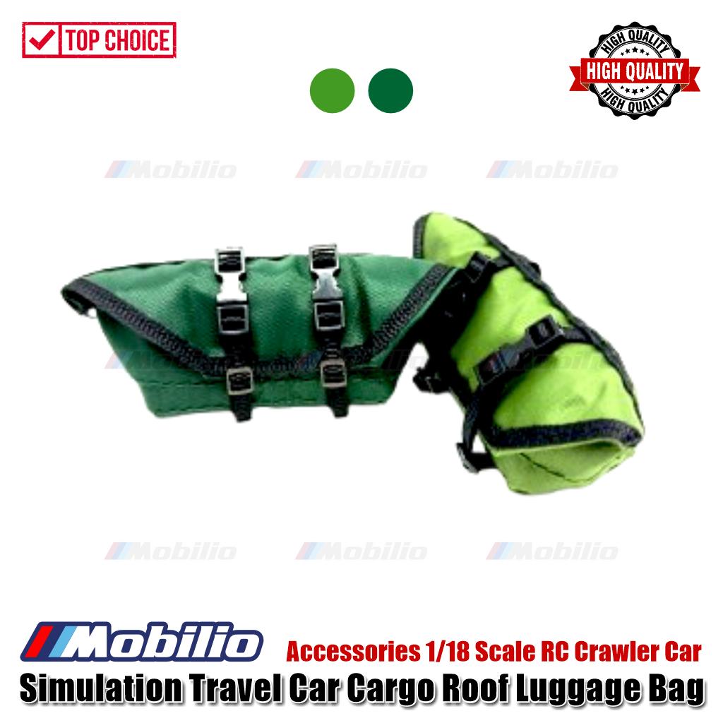 Accessories 1/18 Scale RC Crawler Car Simulation Travel Car Cargo Roof Luggage Bag