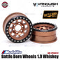 Vanquish Products 1.9 Aluminum Battle Born Wheels Whiskey Beadlock Wheels #VPS08221 #VPS08222