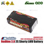 Baterai LiHV Gens Ace Redline 2.0 2S Shorty 140C (7.6V/6000mAh) dengan Bullet 5mm - GEA60002S14D5