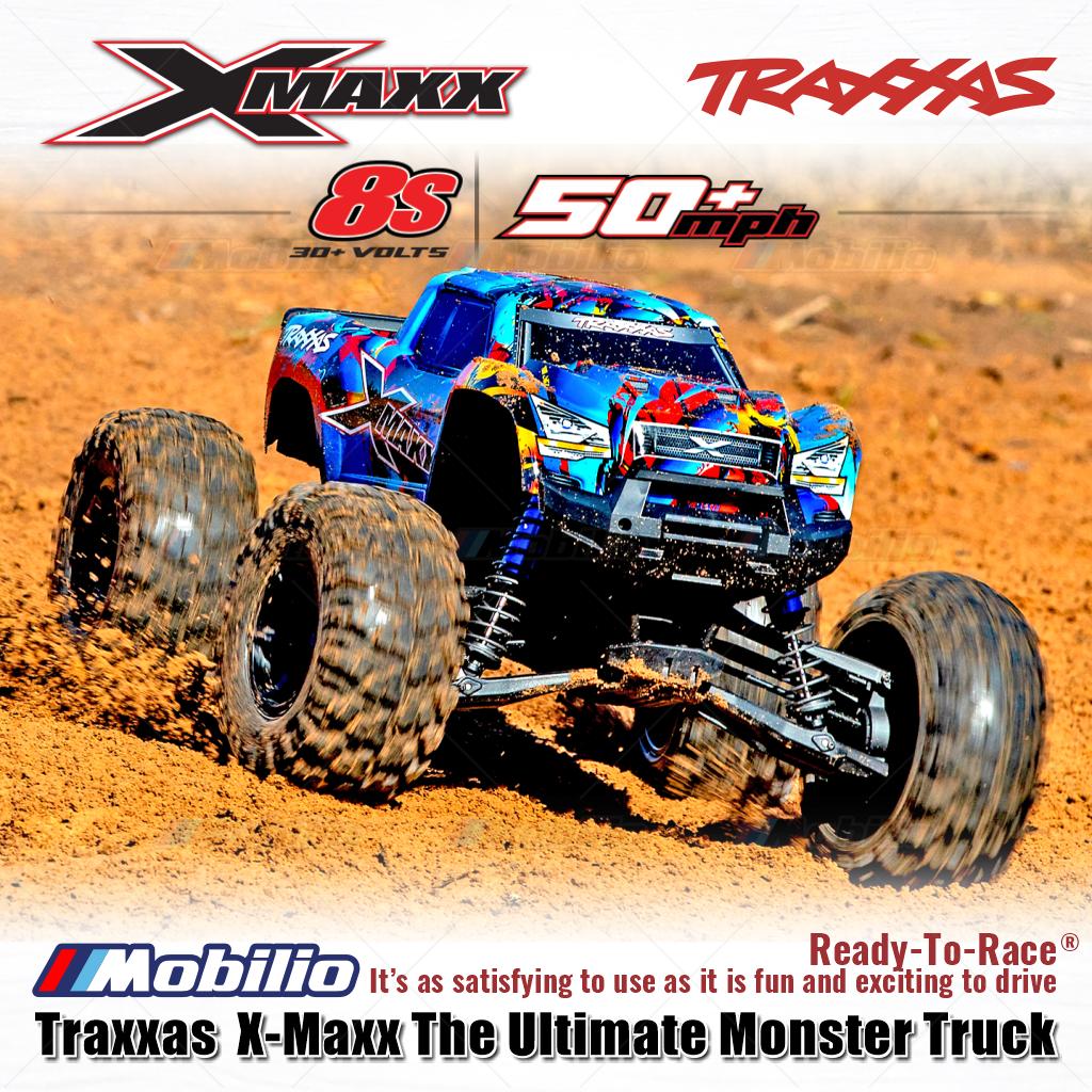 Traxxas 77086-4 X-Maxx XMaxx 1/6 Monster Truck 8s Brushless 2.4GHz RTR 4WD TQI Clipless